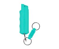 SABRE RED Pepper Spray Keychain with Quick Release for Easy Access - Max Police Strength OC Spray, Finger Grip for Accurate Aim, 10-Foot (3M) Range, 25 Bursts (5x Other Brands) - Practice Spray Option