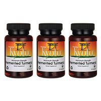 Swanson Maximum Strength Fermented Turmeric 760 Milligrams 30 Capsules (3 Pack)