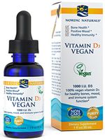 Nordic Naturals Vitamin D3 Vegan - Certified Vegan, Lichen Sourced Cholecalciferol Vitamin D for Better Absorption to Support Teeth, Bones, Immune System, Brain Function and Mood Regulation*, 1 Ounce