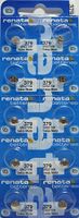 Renata 10 379 Silver Oxide Electronic Zero Mercury Batteries