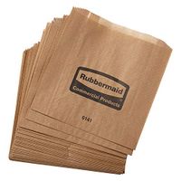 Rubbermaid FG6141000000 Waxed Bags for 6140 Receptacle - 250 / CS