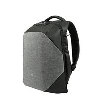 Korin Design ClickPack Pro - Anti-theft BackPack Laptop Bag with USB charging port large capacity waterproof TSA travel friendly Black and Grey