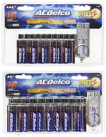 ACDelco AA and AAA Batteries, Alkaline Battery, 20 Count Each Pack
