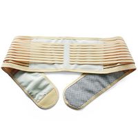 KONMED Adjustable Lumbar Lower Back Support Brace - Self-heating Magnetic Therapy Belt - Relieve Pain And Stress Of High Intensity Exercise (L(31"-37"))