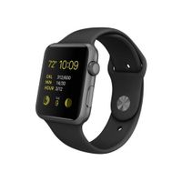 Apple Watch Series 1 Smartwatch 42mm, Space Gray Aluminum Case/ Black Sport Band (Newest Model) (Renewed)