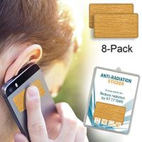 8 Pack - Anti EMF Radiation Protection Shield Stickers for Cell Phone, Laptops, Mobile Devices - Eliminates Radiative Wave and Prolongs Lifespan of Cellphone Battery