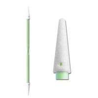 100pcs Multi-Purpose 3'' Double Ended Cleanroom Lint Free Cleaning Swabs with Small Pointed Foam Tips Cleaning for Tiny Tight Space of Precision Component