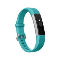 SnowCinda Compatible with Fitbit Ace Bands/Fitbit Alta HR Bands/Fitbit Alta Bands, 3 Size Classic Soft Silicone Strap Sport Wristbands with Secure Metal Buckle for Kids Women Men, Turquoise