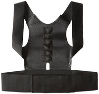 Beautyko Corrective Back Support Brace with 400 Gauss Magnets, Black, Large