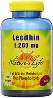 Nature's Life Lecithin Softgels, 1200 Mg, 100 Count