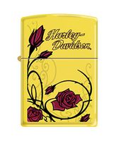 Zippo Harley-Davidson Roses Lemon Pocket Lighter