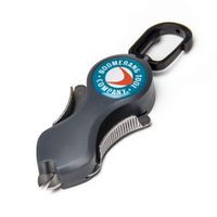 Boomerang Tool Company Original Snip Fishing Line Cutter, 36" Retractable Tether, Stainless Steel Blades Cut Braid Clean and Smooth Everytime! (Grey)