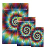 Smell Proof Bags by Cannaline - Tie-Dye Design (10, Medium)