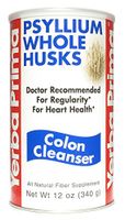 YERBA PRIMA PSYLLIUM WHOLE HUSKS, 12 OZ