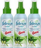 Febreze to Go Fabric Refresher with Gain Original Scent, 2.8-Ounce, (3)