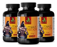 Libido Enhancement for Women - Female Fantasy (LIBIDO Boosting Formula) - Natural Horny Goat Weed Extract - 3 Bottles 180 Tablets