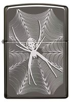 Zippo Spider & Web Design Pocket Lighter