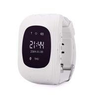 HelloPet Q50 GPS Smart Watch, Kids GPS GSM Bracelet Tracker Support SOS Call, GPS Locator, Voice Chatting, Remote Monitor, Pedometer, Anti-Lost Monitor, Pedometer for Children (White)