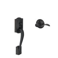 Schlage Lock Company Camelot Front Entry Handle Accent Left-Handed Interior Lever (Aged Bronze) FE285 CAM 716 ACC LH,12.8 x 3 x 2.8 - LOCK FE285 CAM 716 ACC LH