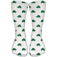 Jadetian Green Tortoise Turtle Cartoon Unisex Athletic Breathable Socks Ankle Socks Casual Sport Socks