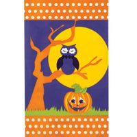 Party Bags 4"x9-1/2" 20/Pkg-Polka Dot Pumpkin