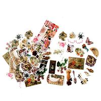 DIY Notebook Laptop Stickers Pack, Vsco Girl Kids Washi Sticker for Laptop Notebook Scrapbook Diary Album Luggage Water Bottle Stationery Scrapbooking Stamping Stickers, Pack of 60pc