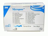 3M 1530-3 - Micropore 3" Surgical Tape, 4rl/bx