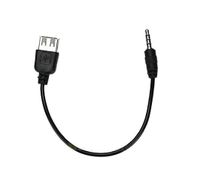 3.5mm Male AUX Audio Plug Jack to USB 2.0 Female Converter Cable Cord Car MP3 RitZ-MarT