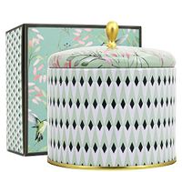 Scented Candle, 2 Wicks Large Aromatherapy Candle Gift, White Tea, 14.25Oz