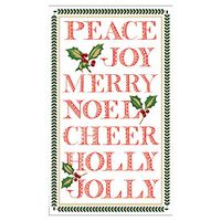 Caspari Yuletide Cheer Paper Match Box - 40 Stick Matches