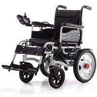 SZeao Electric Wheelchair Compact and Lightweight Auxiliary Wheelchair Folding Portable Travel Scooter Double Motor Lithium Battery,12Alithiumbattery/15km