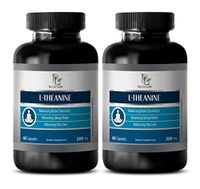 Calm Mind - L-Theanine 200MG - Energy Boost Mood Enhance - 2 Bottles (120 Capsules)