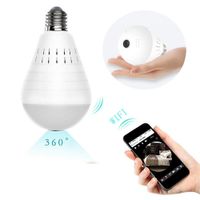 CHUANGE Full HD Home WiFi Camera, 360 Degree Panoramic Wireless Security IP Camera for Home Baby Pet Monitor Remote Viewing Camera Night Vision Motion Detection Wireless Camera 2.4GHz