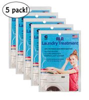 RLR Natural Powder Laundry Detergent – Whitens, Brightens, Refreshes Baby Cloth Diapers, Musty Towels, Workout Clothes - Non-Toxic, Fragrance-Free for Sensitive Skin (Pack of 5)