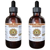 Cranberry Liquid Extract, Cranberry (Vaccinium Macrocarpon) Berry Tincture Supplement 2x4 oz