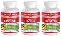 Korean Ginseng Supplement - Korean Ginseng - Increase Sexual Energy (3 Bottles)