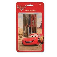 Cars - Stationery - 5 Pack Stick Pens