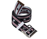 Gait Belt by LiftAid - Stylish Patient Walking and Transfer Belt with Metal Buckle - Assits Nurses, Caregivers, Occupational and Physical Therapy - Washable - 60"L x 2"W (Stars)