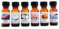 6 Bottles Set (Made in USA) Water Lily Jasmine, Vanilla Mandarin Bourbon, Jasmine Rose Petals, April Fresh, Asian Pear Lily, Sweet Rain 1/2 Fl Oz Each (15ml) Premium Grade Fragrance Oils