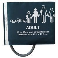 NIBP Single Tube with Bladder Reusable Adult Blood Pressure Cuff 25-35 cm Arm Circumference for Blood Pressure Monitor.