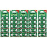 LWHN AG13 Alkaline Battery 1.5V Button Coin Cell Batteries(50pcs)