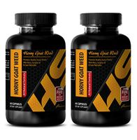 Sex Drive for Women - Horny Goat Weed (All Natural Formula) - Horny Goat Weed Best - 2 Bottle 120 Capsules