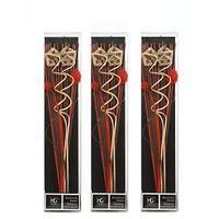 Hosley Set of 3-12.5" High Botanical Diffuser Reeds - Red. Ideal Gift for Wedding, Party, DIY, Crafting, Reiki, Chakra, Spa, Aromatherapy. O7