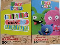 Ugly Dolls UglyDolls 2 Pack Adhesive Bandages for Minor Cuts and Scrapes, Assorted Designs