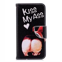 Huawei Y5 2018/Y5 Prime 2018 Case, Lomogo Leather Wallet Case with Kickstand Card Holder Shockproof Flip Case Cover for Huawei Y5 2018/Honor 7S - LOBFE12590#2