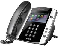 Polycom VVX 600 2200-44600-025 16-Line Business Media Phone PoE (Renewed)