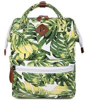 FITMYFAVO 14" Laptop Backpack for Women | Casual Backpack | Daypack for Women (Palm Leaf)