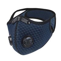 West Biking Mesh Dust/Pollution Mask for Air Filtration, Sport Mask with Exhalation Valves Filters, Activated Carbon N99 PM2.5 Filters Air Purifier