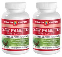 Prostate libido - Saw Palmetto Berry Extract - Saw Palmetto for Hair Growth - 2 Bottle 120 Softgels