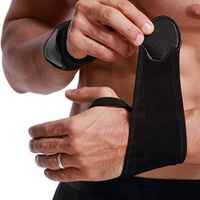 Neotech Care Wrist Band (1 Pair) - Elastic & Breathable Fabric - Adjustable Compression Strap - Men, Women, Right or Left - Support Wrap for Protection or Sports - Black Color (Size S)